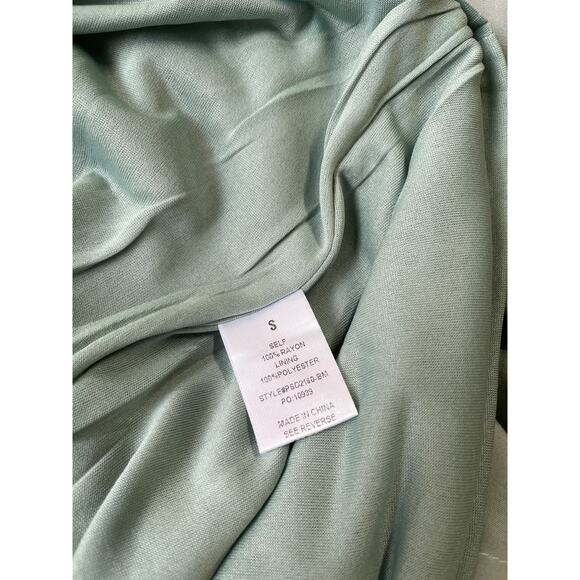 NWT Bohme Sage Green Embroidered Boho Western Indie Dress Size Small - Picture 8 of 8